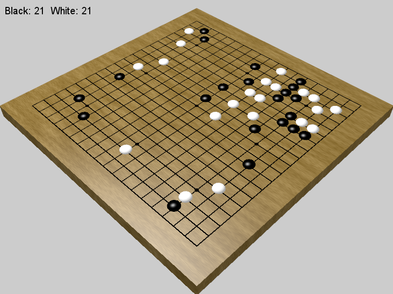 The completed game of Go